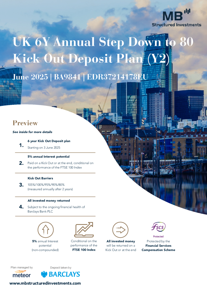 Plan Brochure - UK 6Y Annual Step Down to 80 Kick Out Deposit Plan (Y2) - BA9841 thumbnail