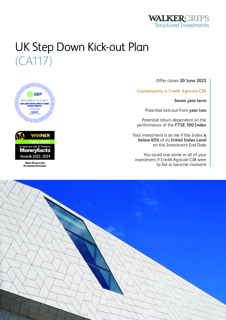 Plan Brochure - UK Step Down Kick Out Plan - CA117 thumbnail