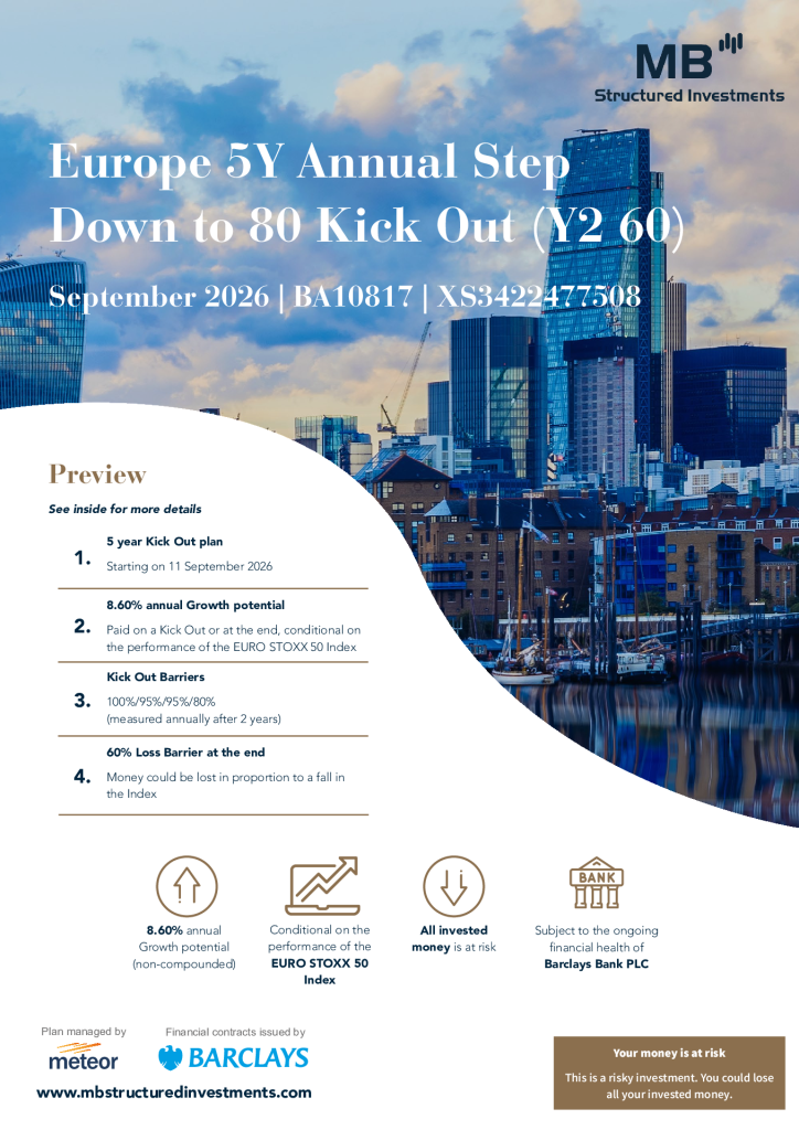Plan Brochure - Europe 5Y Annual Step Down to 80 Kick Out Plan (Y2 60) - BA10817 thumbnail